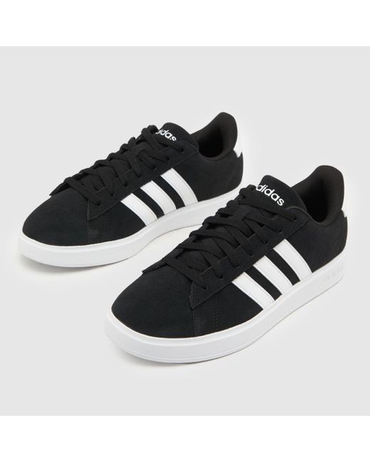 Mens adidas clearance black suede trainers