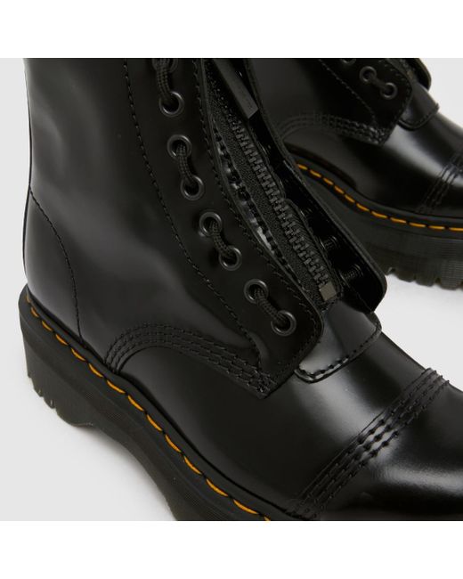 Dr. Martens Black Sinclair Fur Lined Boots