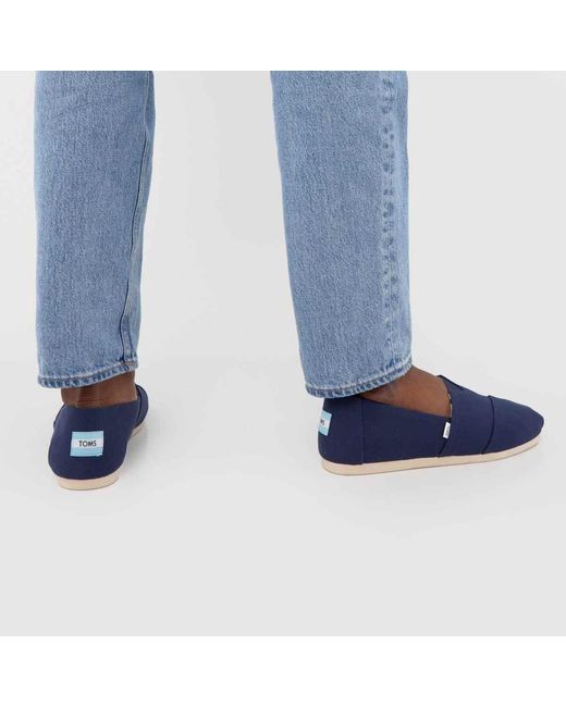 TOMS Blue Alp Cotton Shoes for men