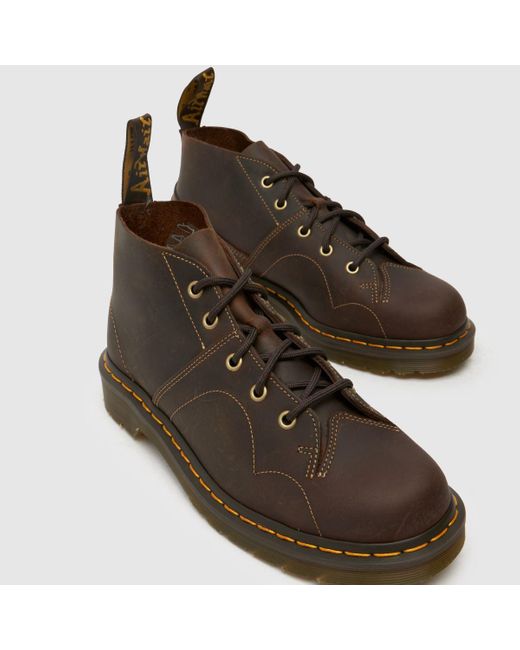 Dr. Martens Brown Church Monkey Boots