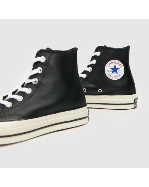 Converse Blue Chuck 70 Hi Leather Trainers In for men