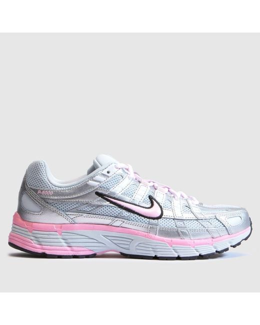 Nike White P-6000 Trainers
