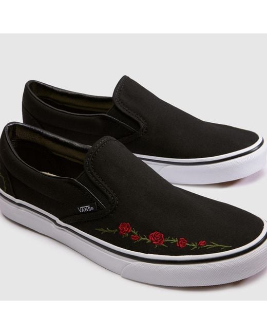 Vans Black Classic Slip-On Trainers