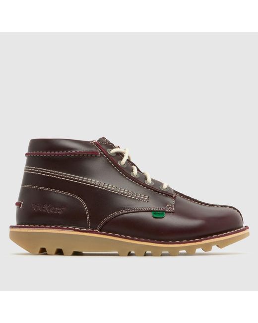 Kickers Classics Brown Kick Hi Central Boots for men