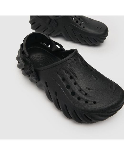 CROCSTM Black Echo Clog Sandals for men
