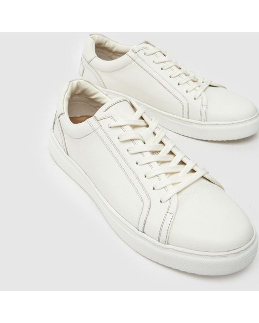 Schuh White Whit Casual Trainers for men