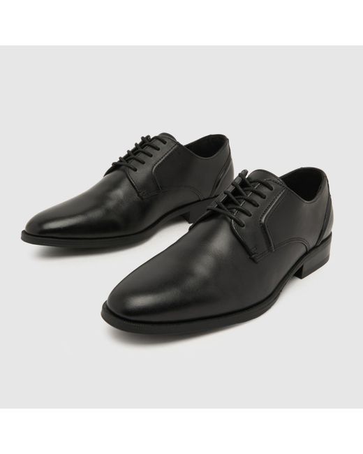 Schuh Black Reilly Leather Lace Shoes In for men