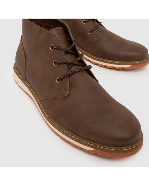Schuh Brown Denver Chukka Boots for men