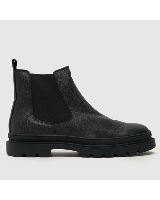 Schuh Black Darian Chunky Boots In for men