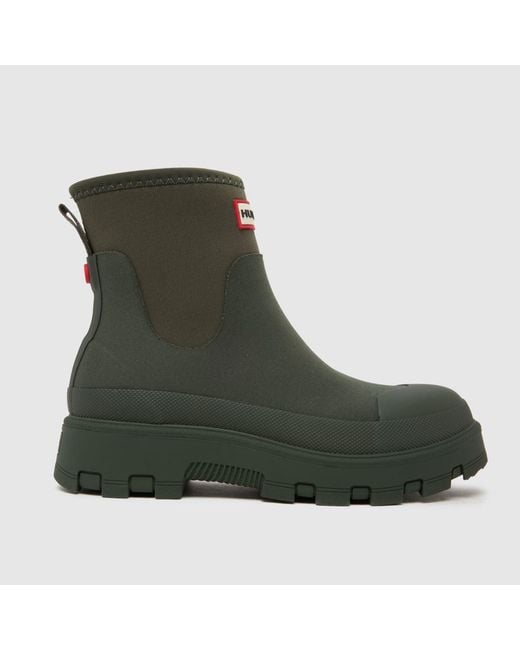 Hunter Green Elements Neoprene Chelsea Boots
