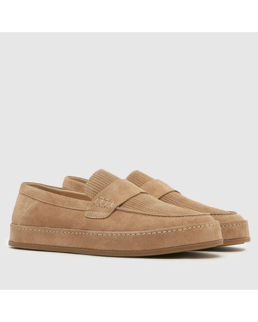 Schuh Natural Racer Suede Loafer Shoes for men