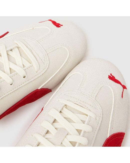 PUMA Red Speedcat Trainers