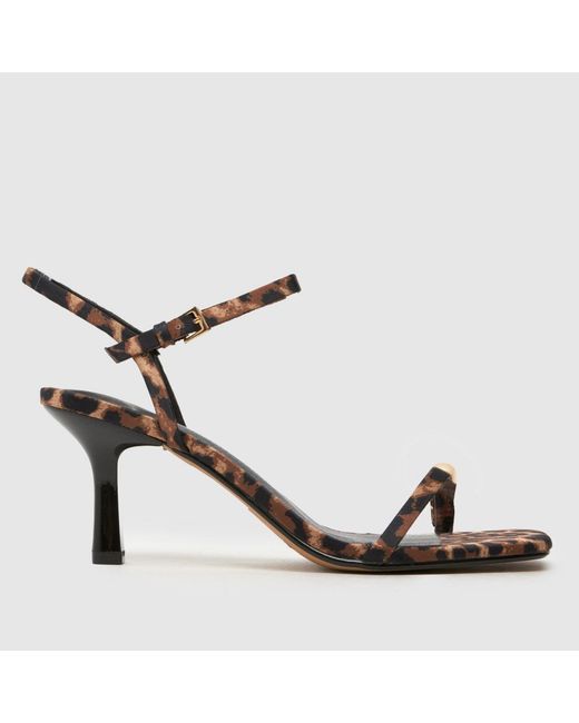 Schuh Metallic Susie Toe Loop High Heels