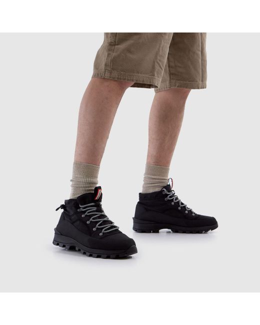 Hunter Black Travel Explorer Boots for men