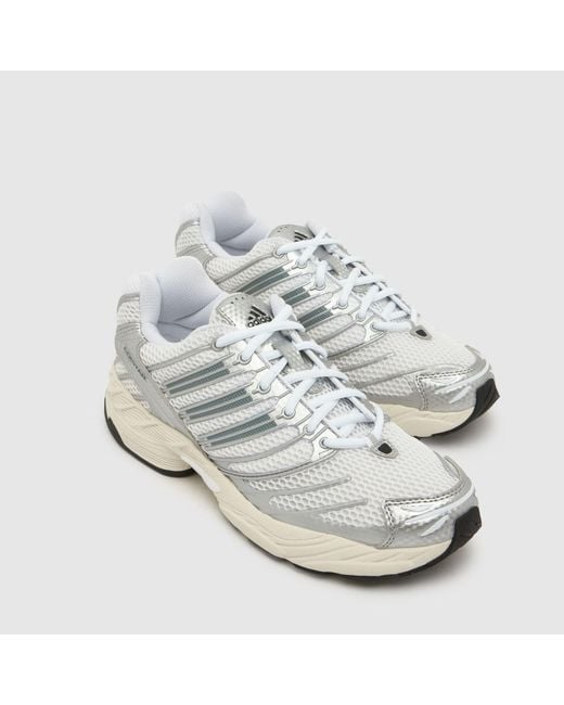 Adidas White Adistar Control 3 Trainers