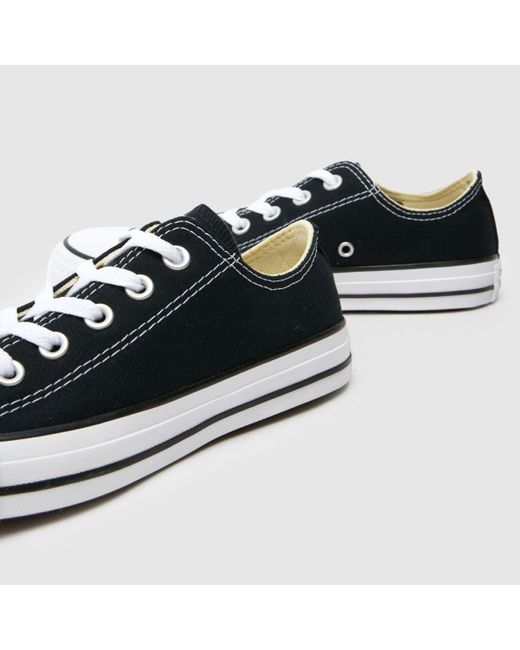 Converse Black All Star Ox Trainers