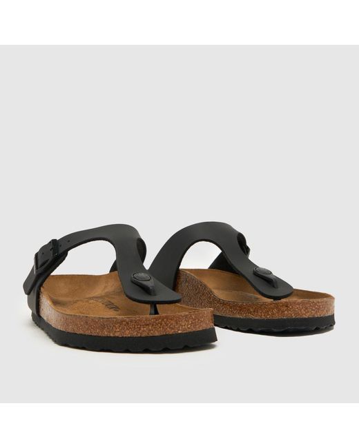 Birkenstock Brown Gizeh Footbed Sandals