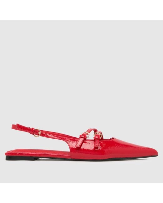 SIMMI Red Della Point Flats