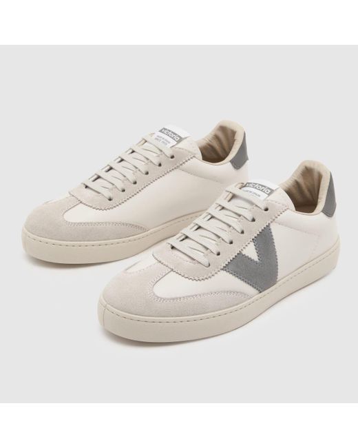 Victoria Berlin Ciclista Trainers In White & Grey