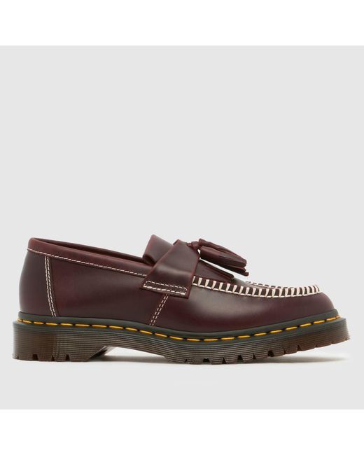 Dr. Martens Brown Adrian Ben Tassel Loafer Flats