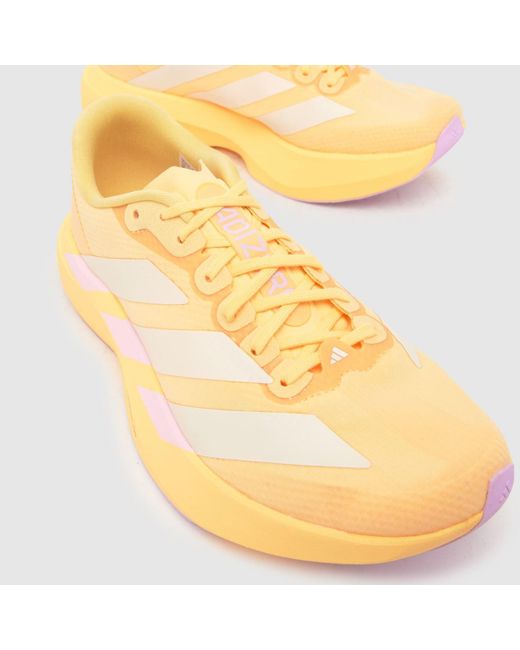 Adidas Yellow Adizero Evo Sl Trainers
