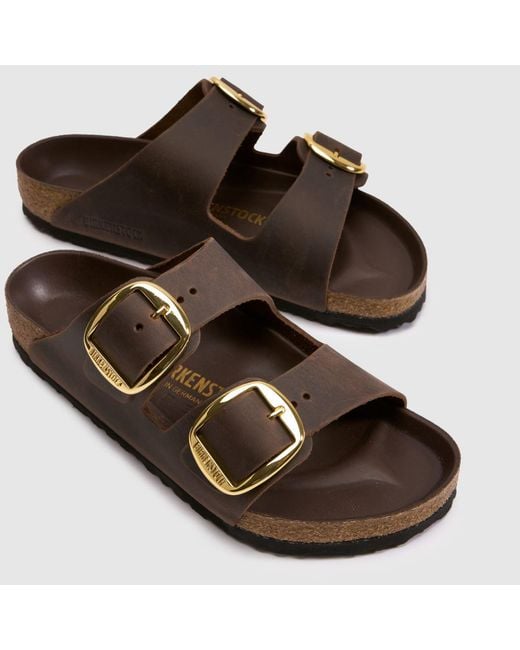 Birkenstock Brown Arizona Big Buckle Sandals