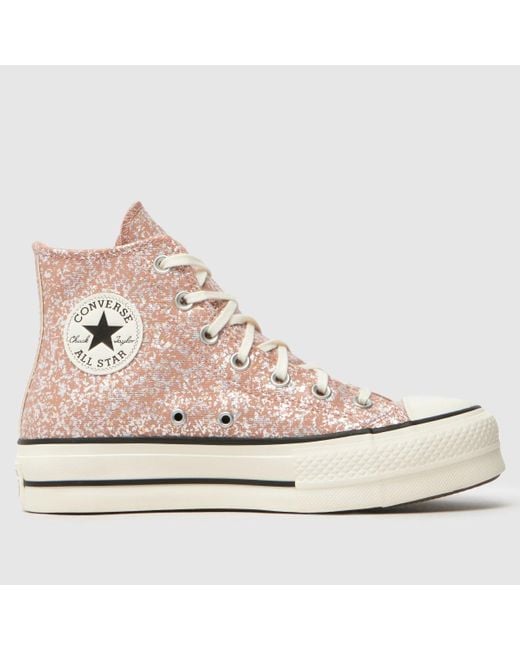 Converse Pink All Star Lift Trainers