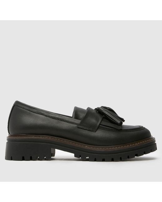 Schuh Black Lux Loafer Flats