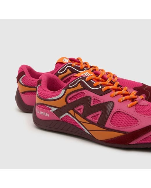 Steve Madden Red Rally Time Trainers