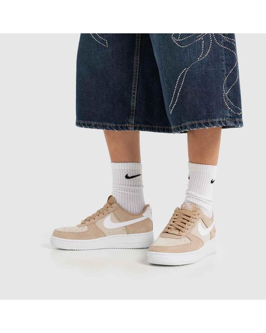 Nike Natural Air Force 1 Trainers