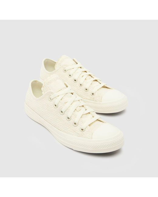 Converse White All Star Ox Trainers
