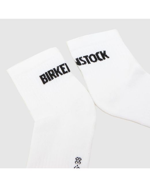 Birkenstock White Crew Socks 2 Pack