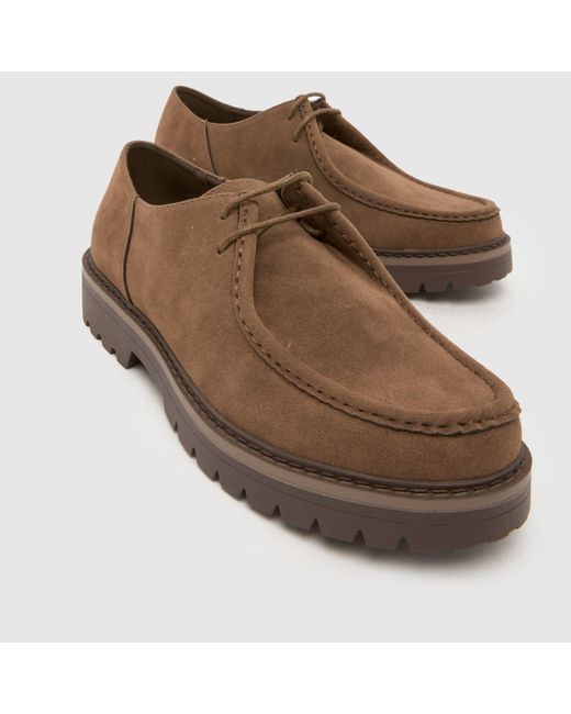 Schuh Brown Price Apron Lace Up Shoes for men