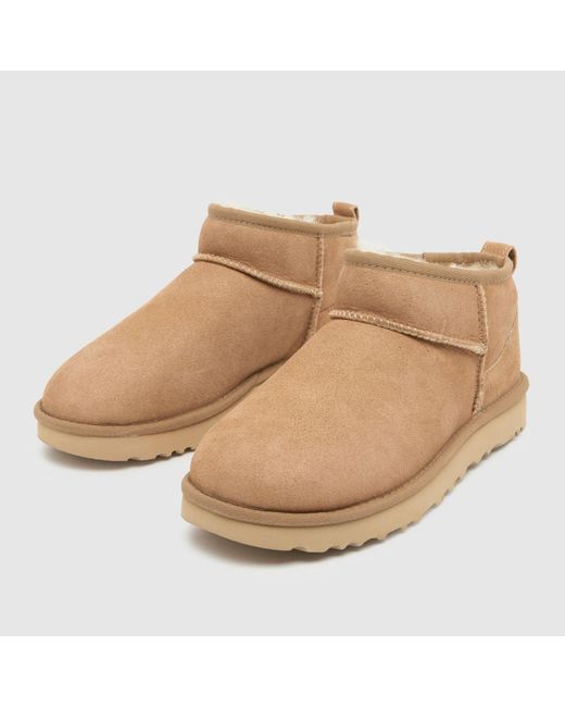 Ugg Natural Classic Ultra Mini Ii Boots