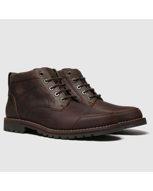 Timberland Brown Larchmont Ii 5 Eye Chukka Boots In for men