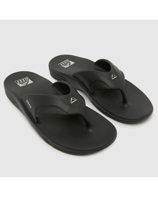 Reef Black Fanning H20 Sandals for men