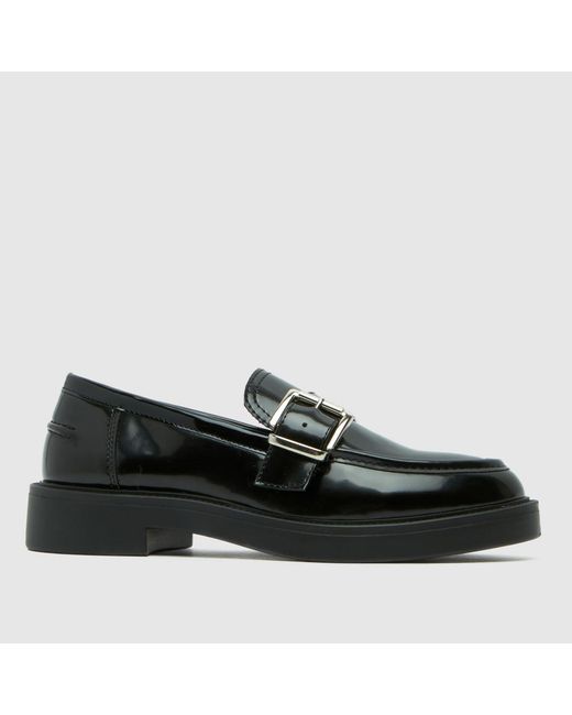 Schuh Black Lilac Loafer Flats