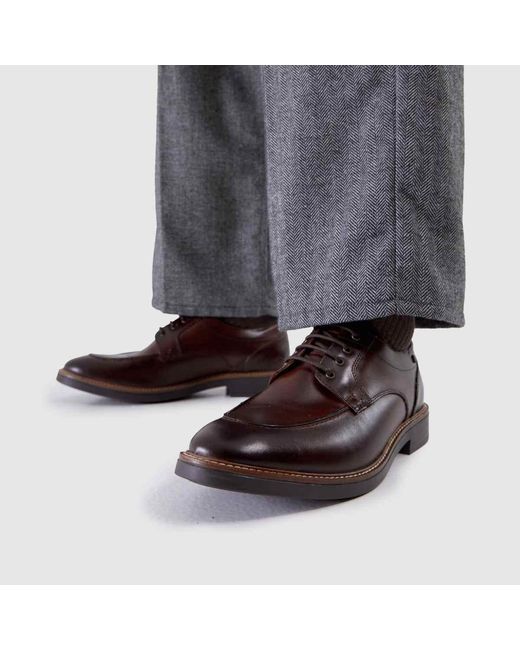 Base London Brown Surrey Apron Shoes for men