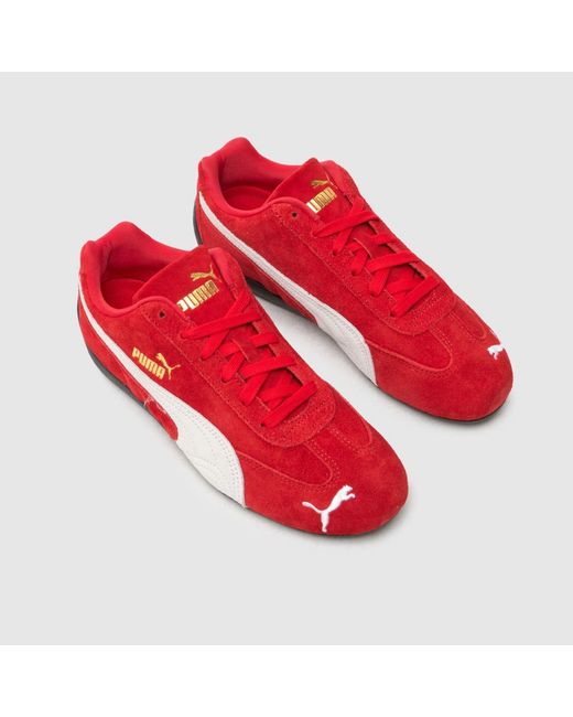 PUMA Red Speedcat Trainers