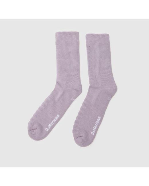 Dr. Martens Purple Double Doc Sock
