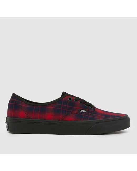 Vans Red Authentic Trainers