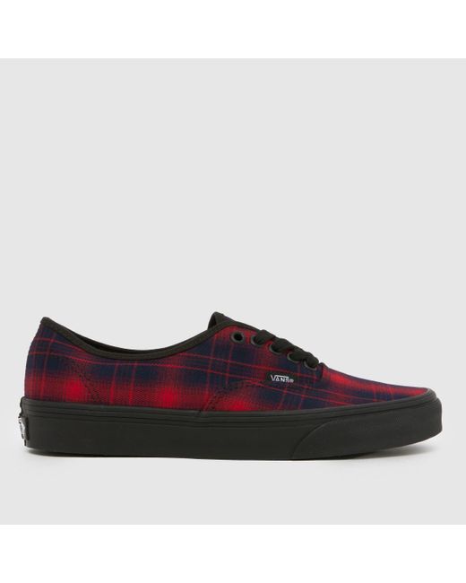 Vans Red Authentic Trainers