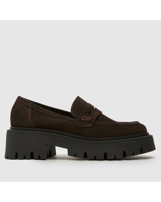 Schuh Black Lennox Loafer Flats