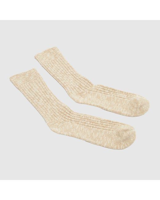 Birkenstock White Slub Socks 1 Pack