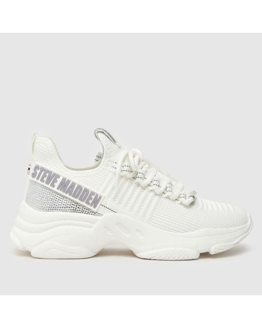 Steve Madden White Maxilla-R Trainers