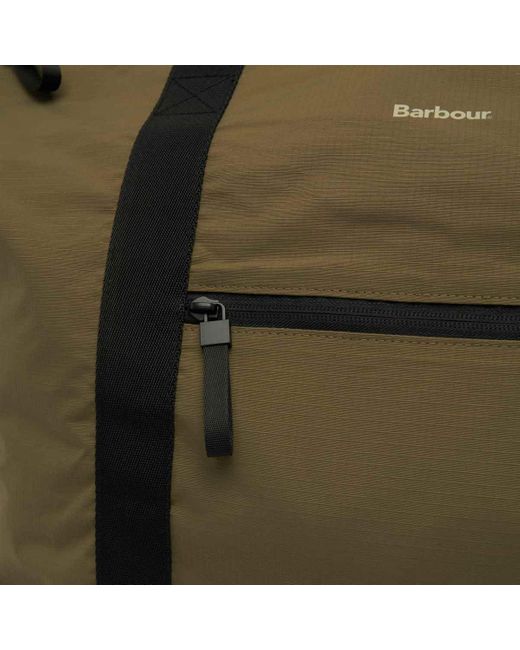 Barbour Green Arwin Travel Holdall Bag
