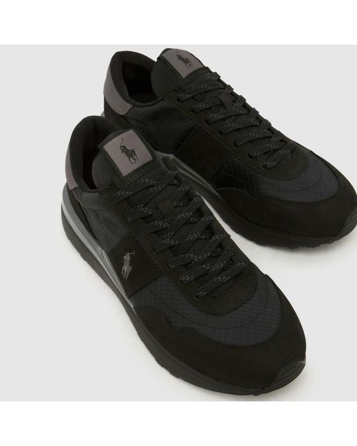 Polo Ralph Lauren Black Train 89 Trainers for men