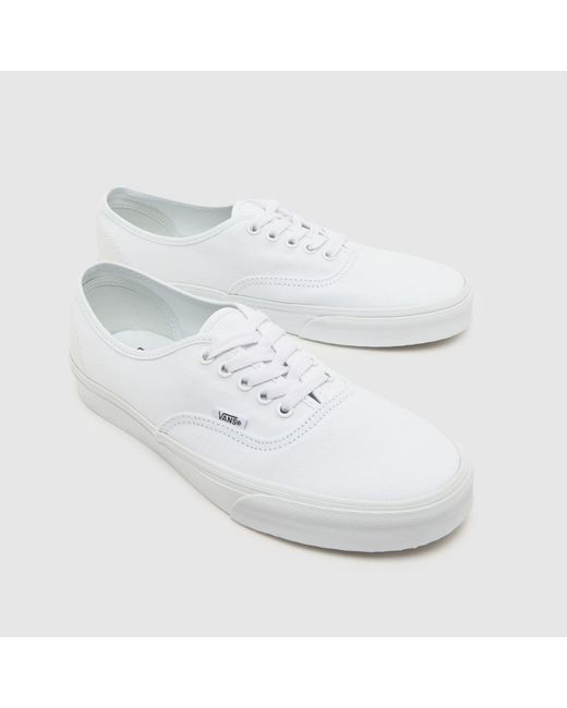 Vans White Authentic Trainers for men