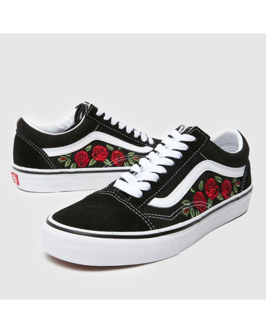 Vans Old Skool Roses Trainers Lyst UK