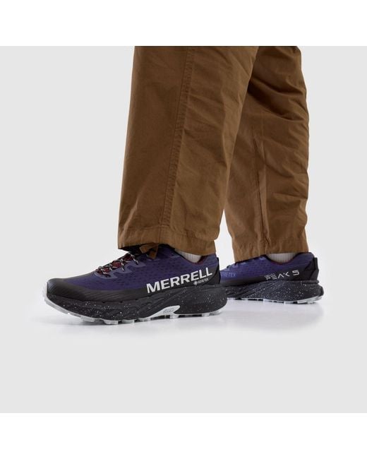 Merrell Blue Agility Peak 5 Gore-Tex Trainers for men